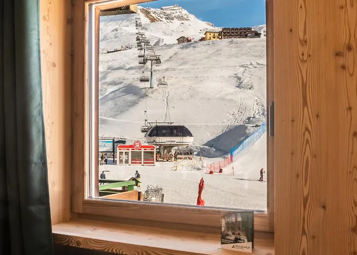 아파트 Hellochalet Trackside House - Ski-in Ski-out On The Cretaz Slopes *